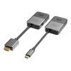 USB-C-zu-HDMI-Wireless-Präsentations-Display-Set - Sender wird in USB-C-Anschluss am Laptop eingesteckt - sendet HDMI drahtlos bis zu 10 m - Empfänger wird in HDMI-Anschluss am Display eingesteckt - Auflösung bis zu 4k bei 30 Hz - optimiert für Besch