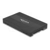 Delock - Schnittstellenadapter - werkzeugfrei - 2.5" (6.4 cm) - U.2 NVMe / SATA 6Gb / s - M.2 Card - Schwarz