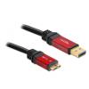 Delock Premium - USB-Kabel - USB Typ A (M) zu Micro-USB Typ B (M) - USB 3.0 - 1 m - Schwarz