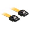 Delock Cable SATA - SATA-Kabel - Serial ATA 150 / 300 / 600 - SATA (W) zu SATA (W) - 20 cm - eingerastet, gerader Stecker - Gelb