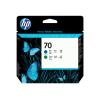 HP No 70 Ink Cart / Blue+Green Printhead