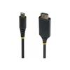 Startech - Adapterkabel - USB-C männlich zu HDMI männlich - 1 m - Schwarz - Thunderbolt-kompatibel, 4K60Hz-Unterstützung, HDR-Unterstützung, unidirektional
