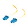 C2G LC-LC 9 / 125 OS1 Duplex Singlemode PVC Fiber Optic Cable (LSZH) - Patch-Kabel - LC Single-Modus (M) zu LC Single-Modus (M) - 3 m - 3 m - Glasfaser - Duplex - 9 / 125 Mikrometer - OS1 - halogenfrei - Gelb