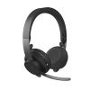 Logitech Zone Wireless - Headset - On-Ear - Bluetooth - kabellos - aktive Rauschunterdrückung - Geräuschisolierung - Graphite - Zertifiziert für Microsoft Teams