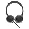 Targus AEH104GL - Headset - On-Ear - konvertierbar - Bluetooth - kabellos, kabelgebunden - 3,5 mm Stecker - Geräuschisolierung - Schwarz