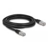 Delock RJ45 Netzwerkkabel Cat.6A S / FTP PE Outdoor 3 m schwarz