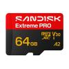 SanDisk Extreme PRO - Flash-Speicherkarte - 64 GB - A2 / Video Class V30 / UHS-I U1 - microSDXC UHS-I