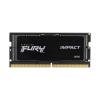 Kingston FURY Impact - DDR5 - Kit - 32 GB: 2 x 16 GB - SO DIMM 262-PIN - 6000 MHz / PC5-48000 - CL38 - 1.35 V - ungepuffert - on-die ECC - Schwarz