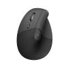 Logitech Lift for Business - Vertikale Maus - ergonomisch - Für Linkshänder - 6 Tasten - kabellos - Bluetooth, 2.4 GHz - Logitech Logi Bolt USB-Receiver - Graphite