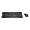 Targus KM610 - Tastatur-und-Maus-Set - Kombination - full size - kabellos - 2.4 GHz - QWERTY - Spanisch - Schwarz