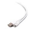 C2G 10ft Lightning to USB A - Power, Sync and Charging Cable - MFi - White - Lightning-Kabel - USB männlich zu Lightning männlich - 3.05 m - weiß