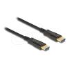 Delock - High Speed - HDMI-Kabel - HDMI männlich zu HDMI männlich - 5 m - Hybrid Kupfer / Kohlefaser - Schwarz - Active Optical Cable (AOC), 4K144Hz (3840 x 2160) Unterstützung, 8K60Hz (7680 x 4320) Unterstützung