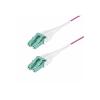 2m LC / UPC OM4 Fiber Cable, OFNR Riser