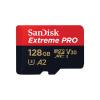 SanDisk Extreme Pro - Flash-Speicherkarte (microSDXC-an-SD-Adapter inbegriffen) - 128 GB - A2 / Video Class V30 / UHS-I U3 / Class10 - microSDXC UHS-I