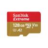 SanDisk Extreme - Flash-Speicherkarte (microSDXC-an-SD-Adapter inbegriffen) - 128 GB - A2 / Video Class V30 / UHS-I U3 / Class10 - microSDXC UHS-I