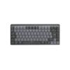 Logitech Master Series MX Mechanical Mini - Tastatur - hinterleuchtet - kabellos - Bluetooth LE - AZERTY - Französisch - Tastenschalter: Tactile Quiet - Graphite