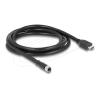 Delock - Adapterkabel - 17 pin M12 weiblich zu HDMI männlich - 2 m - abgeschirmt - Schwarz - 1080p Unterstützung 60Hz