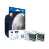Brother LC1000BK - Schwarz - original - Tintenpatrone (Packung mit 2) - für Brother DCP-350, 353, 357, 560, 750, 770, MFC-3360, 465, 5460, 5860, 660, 680, 845, 885