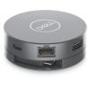 Dell 6-in-1 Multiport Adapter DA305 - Dockingstation - USB-C - HDMI, DP, USB-C - 1GbE - für G15, Inspiron 13 5310, 14 54XX, Latitude 13, 7330, Precision 3551, 7560, 77XX, XPS 13 9315