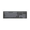 Logitech Master Series MX Mechanical - Tastatur - hinterleuchtet - kabellos - Bluetooth LE - QWERTY - Nordisch (Dänisch / Finnisch / Norwegisch / Schwedisch) - Tastenschalter: Clicky - Graphite