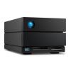 LaCie 2big Dock STLG28000400 - Festplatten-Array - 28 TB - 2 Schächte (SATA-600) - HDD 14 TB x 2 - Thunderbolt 4, USB 3.2 Gen 2 (extern) - mit 5 Jahre Servicevertrag für Datenwiederherstellung