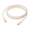 dbramante1928 re-charge - USB-Kabel - USB-C (M) zu USB-C (M) - 1.5 m - geflochten, USB-C Power Delivery (60W) - beige