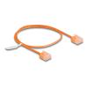 Delock - Patch-Kabel - RJ-45 (M) kurz zu RJ-45 (M) kurz - 50 cm - 2.6 mm - UTP - CAT 6 - ultradünn - orange