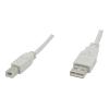C2G 16.4ft USB to USB B Cable - USB A to USB B - USB 2.0 - White - M / M - USB-Kabel - USB (M) zu USB Typ B (M) - USB 2.0 - 5 m - weiß