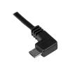 1m Micro USB Cable - A to Left Angle Micro B