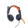 Logitech Zone Learn On-Ear Wired Headset for Learners, USB-A - Kopfhörer mit Mikrofon - On-Ear - Ersatz - kabelgebunden - USB-C