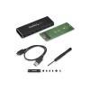 StarTech.com Externes M.2 SATA / SSD Festplattengehäuse - USB 3.0 mit UASP - NGFF Gehäuse - Speichergehäuse - M.2 - SATA 6Gb / s - USB 3.0 - Schwarz