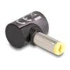 Delock - Adapter für Power Connector - Gleichstromstecker 5,5 x 1,7 mm (M) zu 8-poliger Steckverbinder magnetisch - 20 V - 3 A - Anthrazit