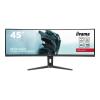 44,5" ETE DQHD VA-panel, Curved Gaming 1500R, G-Master Red Eagle, 5120x1440@165Hz, 450cd / m², 0,8ms MPRT, Speakers, USB-C Dock (LAN, 90W PD), DisplayPort, 2x HDMI 2.1, KVM, USB3.2x3, FreeSync HDR400, 13cm Height Adj. Stand