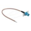 Delock - Antennenkabel - FAKRA Z-Anschluss zu ohne Stecker - 20 cm - 2.6 mm - Koax - RG-316
