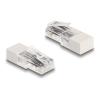 Delock RJ45 Stecker mit Abschlusswiderstand 120 Ohm weiß