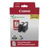 Canon PG-585 / CL-586 Photo Value Pack - 2er-Pack - Schwarz, Farbe (Cyan, Magenta, Gelb) - hängende Box - Tintenpatrone / Papierkit - für PIXMA TS7650i, TS7750i