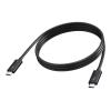 Vision - USB-Kabel - USB-C (M) zu USB-C (M) - USB 3.2 Gen 1 - 5 A - 2 m - 8K60Hz Unterstützung - Schwarz