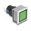 Delock - Anzeigemodul - 16 mm, solder connection, square - grün