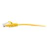 C2G 25ft (7.6m) Cat6a Snagless Unshielded (UTP) Slim Ethernet Network Patch Cable - Yellow - Patch-Kabel - RJ-45 (M) zu RJ-45 (M) - 7.6 m - 4.8 mm - UTP - CAT 6a - geformt, ohne Haken - Gelb