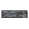 Logitech Master Series MX Mechanical - Tastatur - hinterleuchtet - kabellos - Bluetooth LE - QWERTZ - Deutsch - Tastenschalter: Taktile ruhig - Graphite