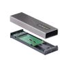 StarTech.com USB-C M.2 Externes Gehäuse für NVMe und SATA M.2 - M / B+M key - Speichergehäuse - M.2 - M.2 Card (PCIe NVMe & SATA) - USB-C 3.2 (Gen 2) - Space-grau