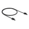 Delock - Netzwerkkabel - HFBR 4532Z (M) zu HFBR 4532Z (M) - 1 m - 2.2 mm - Glasfaser - Simplex - Schwarz