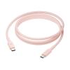 dbramante1928 re-charge - USB-Kabel - USB-C (M) zu USB-C (M) - 1.5 m - geflochten, USB-C Power Delivery (60W) - pink
