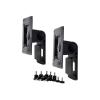 Ergotron Dual Monitor Tilt Pivot Kit - Befestigungskit (2 Drehgelenke, 2 Kabelbinder, Schrauben) - für 2 Monitore - Schwarz