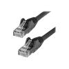 StarTech.com 15m Netzwerkkabel CAT6 - LSZH(weniger Rauch, Halogenfrei) - 10Gbit 650MHz 100W POE RJ45 U / UTP LAN-Patch Kabel - Schwarz, ETL Zertifizierung, 24AWG, Installationskabel (N6LPATCH15MBK) - Patch-Kabel - RJ-45 (M) zu RJ-45 (M) - 15 m - 6 mm -