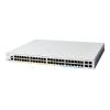 Cisco Catalyst 1300-48FP-4X - Switch - L3 - managed - 48 x 10 / 100 / 1000 (PoE+) + 4 x 10 Gigabit SFP+ - an Rack montierbar - PoE+ (740 W) - wiederaufbereitet