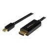 StarTech.com Mini DisplayPort auf HDMI Adapterkabel - Mini DP zu HDMI Adapter Kabel - 5m - Ultra HD 4K 30Hz - Schwarz - Adapterkabel - Mini DisplayPort männlich zu HDMI männlich - 5 m - Schwarz - 4K Unterstützung