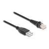 Delock RJ50 zu USB 2.0 Typ-A Barcodescanner Kabel 2  m