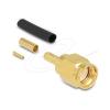 Delock - Antennenanschluss - RP-SMA (W) quetschen - RG-174 / RG-316