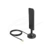 Delock - Antenne - Dipol - Wi-Fi - 3 dBi - ungerichtet - innen, magnetisch montierbar
